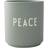 Design Letters Favorite Peace Green Mug 25cl