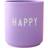 Design Letters Favorite Happy Purple Krus 25cl