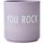 Design Letters Favorite You Rock Purple Krus 25cl