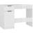 vidaXL 811499 High Gloss White Skrivbord 50x100cm