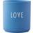 Design Letters Favorite Love Sky Blue Krus 25cl