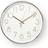 Nedis CLWA015PC30 White/Rose Gold Väggklocka 30cm