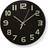 Nedis CLWA006GL30 Black Wall Clock 30cm
