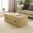 Home Source Lift Up Top Oak Effect Coffee Table 50x115cm