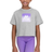 Montirex Girls Glow Cotton T-Shirt - Grey/Purple