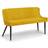 Julian Bowen Luxe High Back Mustard Bench
