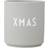 Design Letters Favorite Xmas Grey Mug 25cl