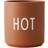 Design Letters Favorite Hot Maroon Krus 25cl