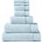 Dunelm Organic Cotton Guest Towel Blue (60x40cm)