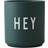 Design Letters Favorite Hey Dark Green Mugg 25cl