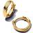 Pandora Gold Twisted Huggie Earrings