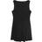 Mango structured fit and flare mini dress in black