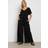 Yours Wide Leg Jumpsuit - Black