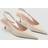 Mango Kitten-Heel Pointed Shoes - Beige