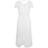 Yours Dobby Tie Front Maxi Dress - White