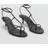 Mango Heeled Sandals With Thin Strap Dam - Black