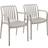 tectake Alcudia - Taupe 2-pack Garden Dining Chair