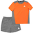 Montirex Infant Pace T-shirt Short Set - Fiery Orange/Platinum Grey/Platinum Grey Marl