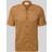 Selected Homme Slharco SS Knit Structure Polo Card - Cognac