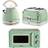 Ariete Vintage Toaster & Microwave Green