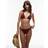 & Other Stories Textured Crinkle Triangle Bikini Top Burgundy