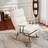 Fjørde & Co With Adjustable Recliner 100 cm H X 58 cm W X 102 cm D Rocking Chair