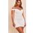 PrettyLittleThing Shape Cream Bardot Sweetheart Structured Corset Top - White