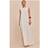 PrettyLittleThing Cream Textured Boat Neck Sleeveless Maxi Dress - White