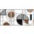 Home ESPRIT Urban Black/Natural Wall Decor 40x60cm 3pcs