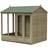 Forest Garden Forest 4Life Overlap Reverse Apex Summerhouse 8 x 6ft (Building Area )