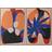Home ESPRIT Urban Multicolor Wall Decor 80x120cm 2pcs