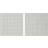Home ESPRIT Modern White Wall Decor 80x80cm 2pcs