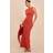PrettyLittleThing Rust Textured Boat Neck Sleeveless Maxi Dress - Orange
