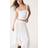 Stradivarius Tank Top With Square Neck - White