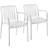tectake Alcudia - Creme 2-pack Garden Dining Chair