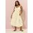 Yours Linen Strappy Sundress - Yellow