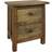 vidaXL Solid Mahogany Wood Brown Bedside Table 30x40cm