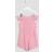 River Island Mini Girls Shirred Textured Playsuit - Pink