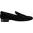 Kurt Geiger Ace Velvet Loafers - Black