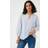 Kaffe Milena Stripe Blouse - Mid Blue