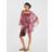 River Island Womens Animal Print Tunic Beach Dress - Pink