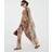River Island Womens - Khaki Animal Print Kaftan