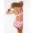 River Island Womens Pink Shell Printed Textured Bikini Bottoms - 12