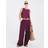 River Island Blend Wide Leg Trousers - Purple
