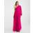 River Island Premium Plisse One Shoulder Midi Dress - Pink