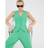 River Island Linen Blend Wide Leg Trousers - Green