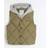 River Island Boys Hybrid Hooded Padded Gilet - Khaki