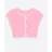 River Island Womens Pink Button Through Textured Bikini Top - 18