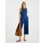 River Island Womens Blue Denim Tie Back Jumpsuit - 14