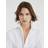 River Island Womens Long Sleeve Premium Ruffle Back Shirt - White